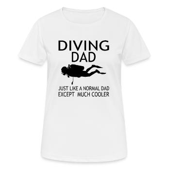 Diving Dive Dive - Women's Breathable T-Shirt - white - Front - AI Model Female 172 dark (172cm)
