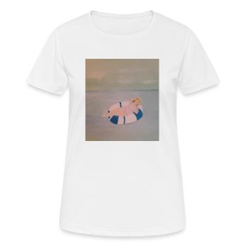 Ocean dreaming - Frauen T-Shirt atmungsaktiv - Weiß - Vorne - AI Model Female 172 dark (172cm)
