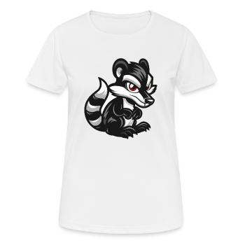 stinktier - Frauen T-Shirt atmungsaktiv - Weiß - Vorne - AI Model Female 172 dark (172cm)