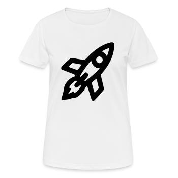 Rocket - Women's Breathable T-Shirt - white - Front - AI Model Female 172 dark (172cm)