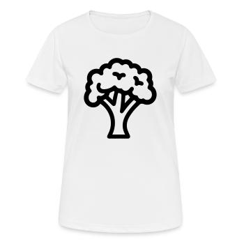 brocoli - T-shirt respirant Femme - blanc - Devant - AI Model Female 172 dark (172cm)