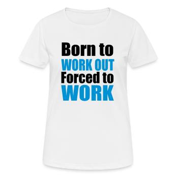 gym - T-shirt respirant Femme - blanc - Devant - AI Model Female 172 dark (172cm)