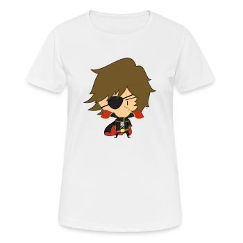 Al"bud"tor - T-shirt respirant Femme - blanc - Devant - AI Model Female 172 dark (172cm)