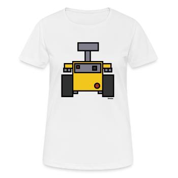Robots - Deep Bricks - Women's Breathable T-Shirt - white - Front - AI Model Female 172 dark (172cm)