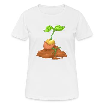 Agriculture Sowing - Women's Breathable T-Shirt - white - Front - AI Model Female 172 dark (172cm)