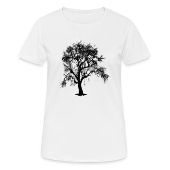 Tree - Women's Breathable T-Shirt - white - Front - AI Model Female 172 dark (172cm)