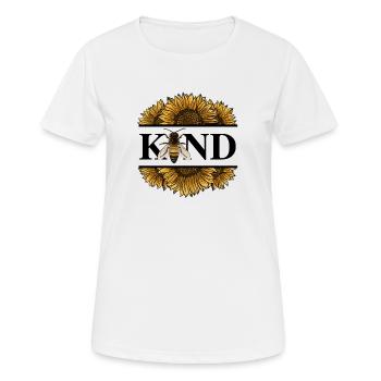 Kind - Women's Breathable T-Shirt - white - Front - AI Model Female 172 dark (172cm)