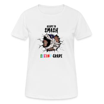 Ready To Smash Second Grade - Women's Breathable T-Shirt - white - Front - AI Model Female 172 dark (172cm)
