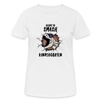 Ready To Smash Kindergarten - Women's Breathable T-Shirt - white - Front - AI Model Female 172 dark (172cm)