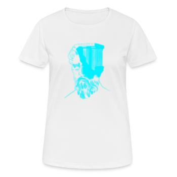 Blurry Sculpture - Women's Breathable T-Shirt - white - Front - AI Model Female 172 dark (172cm)