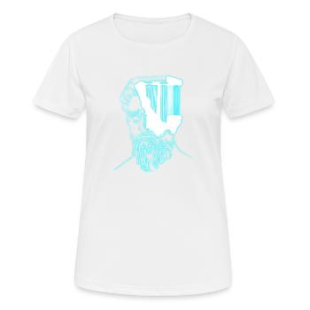 Neon Sculpture - Women's Breathable T-Shirt - white - Front - AI Model Female 172 dark (172cm)