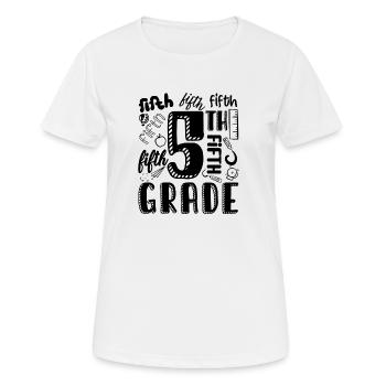 Fifth Grade - Women's Breathable T-Shirt - white - Front - AI Model Female 172 dark (172cm)