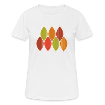 Fall Leaf - Women's Breathable T-Shirt - white - Front - AI Model Female 172 dark (172cm)