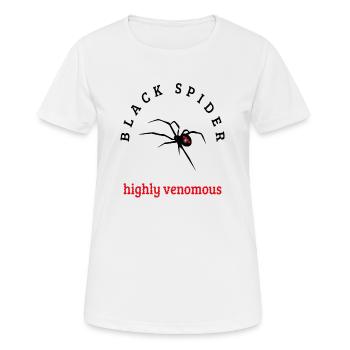 araignée - T-shirt respirant Femme - blanc - Devant - AI Model Female 172 dark (172cm)