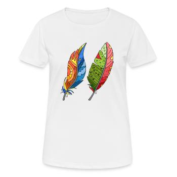 Stylo - T-shirt respirant Femme - blanc - Devant - AI Model Female 172 dark (172cm)