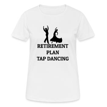 Dancing Dance Music - Frauen T-Shirt atmungsaktiv - Weiß - Vorne - AI Model Female 172 dark (172cm)