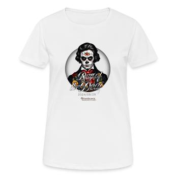 Beethoven Tag der Gehörlosen - Frauen T-Shirt atmungsaktiv - Weiß - Vorne - AI Model Female 172 dark (172cm)