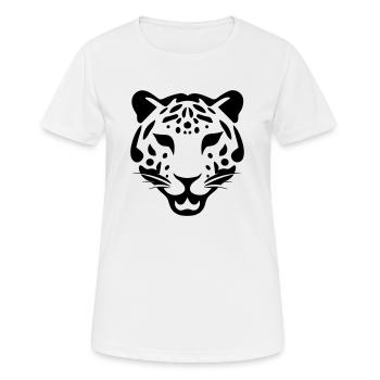 Leopard - Women's Breathable T-Shirt - white - Front - AI Model Female 172 dark (172cm)