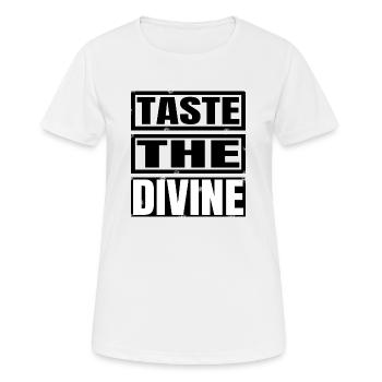 culinary bliss gift idea happy present idea - Frauen T-Shirt atmungsaktiv - Weiß - Vorne - AI Model Female 172 dark (172cm)