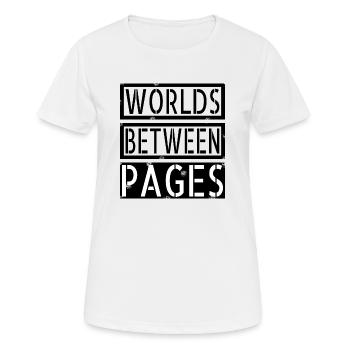 Communauté littéraire Amoureux des livres Dictons humoristiques - T-shirt respirant Femme - blanc - Devant - AI Model Female 172 dark (172cm)
