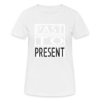 continuous transformation cool creating memories - Frauen T-Shirt atmungsaktiv - Weiß - Vorne - AI Model Female 172 dark (172cm)