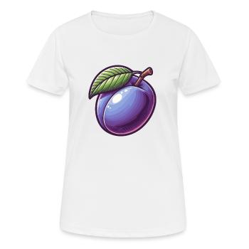 Purple plum - Women's Breathable T-Shirt - white - Front - AI Model Female 172 dark (172cm)