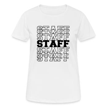 Collègue - T-shirt respirant Femme - blanc - Devant - AI Model Female 172 dark (172cm)