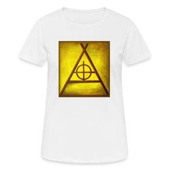Secret Symbolism - Women's Breathable T-Shirt - white - Front - AI Model Female 172 dark (172cm)