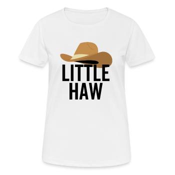 Kleiner Haw - Frauen T-Shirt atmungsaktiv - Weiß - Vorne - AI Model Female 172 dark (172cm)