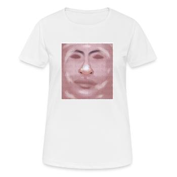 Haleine - T-shirt respirant Femme - blanc - Devant - AI Model Female 172 dark (172cm)