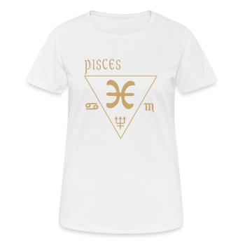 Pisces - Women's Breathable T-Shirt - white - Front - AI Model Female 172 dark (172cm)