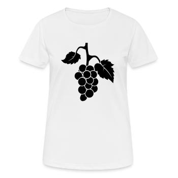 Grape - Women's Breathable T-Shirt - white - Front - AI Model Female 172 dark (172cm)
