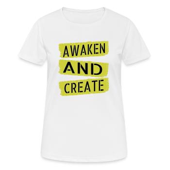 gift idea enlightenment quotes - Women's Breathable T-Shirt - white - Front - AI Model Female 172 dark (172cm)