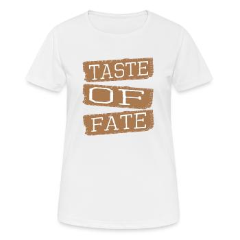 sayings culinary creations shaping destiny present - Frauen T-Shirt atmungsaktiv - Weiß - Vorne - AI Model Female 172 dark (172cm)