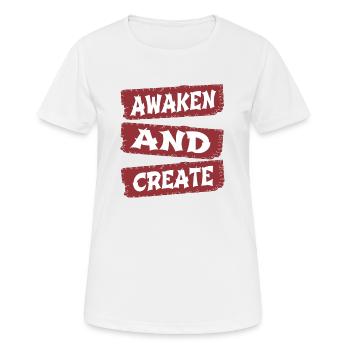 jokes gift birthday present - Women's Breathable T-Shirt - white - Front - AI Model Female 172 dark (172cm)