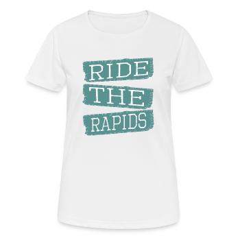 Activités exaltantes Idée cadeau d’anniversaire Humour - T-shirt respirant Femme - blanc - Devant - AI Model Female 172 dark (172cm)