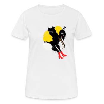 Bourdon - T-shirt respirant Femme - blanc - Devant - AI Model Female 172 dark (172cm)