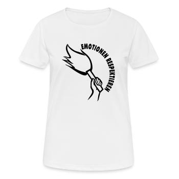 pyro_emotionen - Women's Breathable T-Shirt - white - Front - AI Model Female 172 dark (172cm)