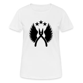 DEFUSE KIT - Women's Breathable T-Shirt - white - Front - AI Model Female 172 dark (172cm)