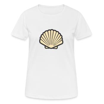 shell - Women's Breathable T-Shirt - white - Front - AI Model Female 172 dark (172cm)