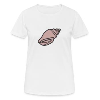 shell - Women's Breathable T-Shirt - white - Front - AI Model Female 172 dark (172cm)