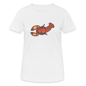 Homard - T-shirt respirant Femme - blanc - Devant - AI Model Female 172 dark (172cm)
