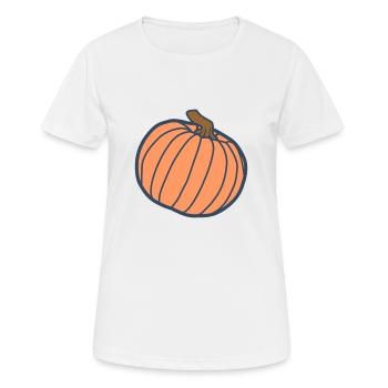 Citrouille - T-shirt respirant Femme - blanc - Devant - AI Model Female 172 dark (172cm)