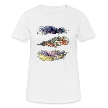Stylo - T-shirt respirant Femme - blanc - Devant - AI Model Female 172 dark (172cm)