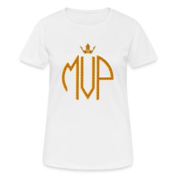 Most king valuable player or 1 - Women's Breathable T-Shirt - white - Front - AI Model Female 172 dark (172cm)