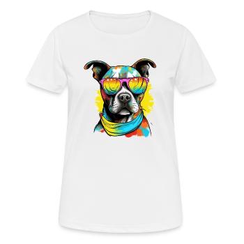 Jok le staff - T-shirt respirant Femme - blanc - Devant - AI Model Female 172 dark (172cm)