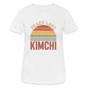 For connoisseurs of Korean cuisine - Women's Breathable T-Shirt - white - Front - AI Model Female 172 dark (172cm)