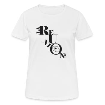 Logo meeting metissage 03 v2 - Women's Breathable T-Shirt - white - Front - AI Model Female 172 dark (172cm)