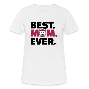 Chinese Crested - Women's Breathable T-Shirt - white - Front - AI Model Female 172 dark (172cm)