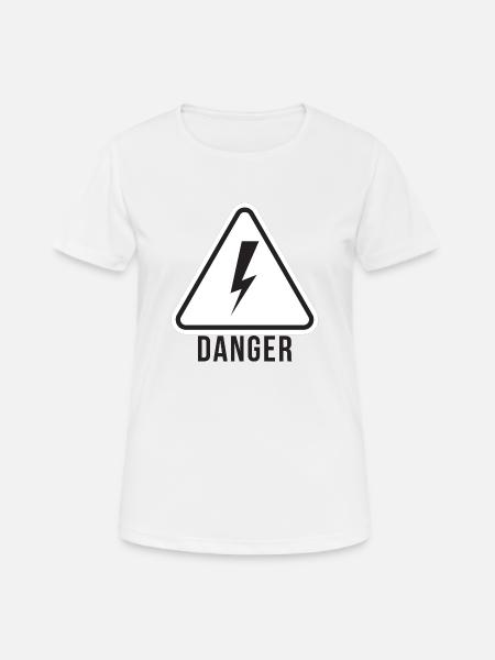 Attention - Women's Breathable T-Shirt - white